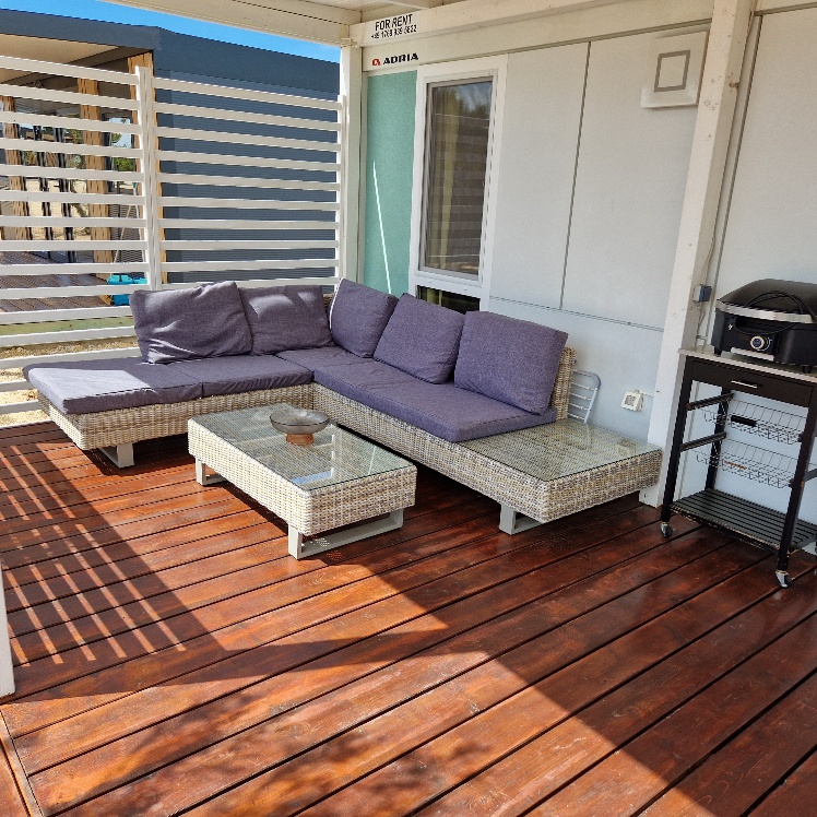 Albatross I - terrace with outdoor seating area and barbecue