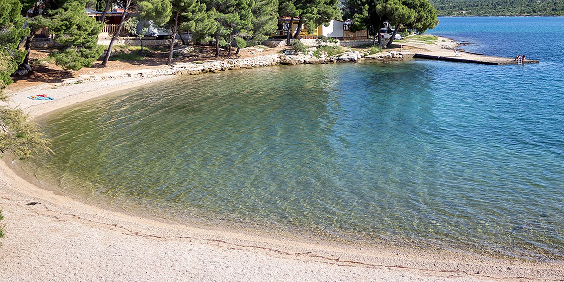 View of the sea and Miran Beach about 750 metres from the property