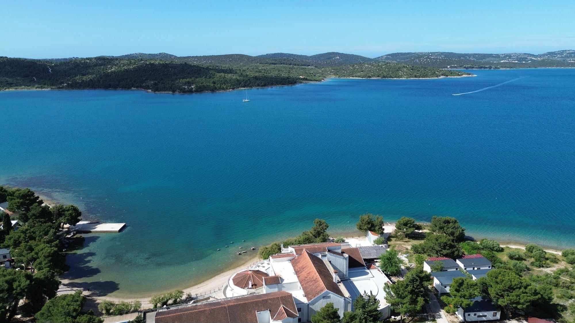 View of the sea and Miran Beach about 750 metres from the property