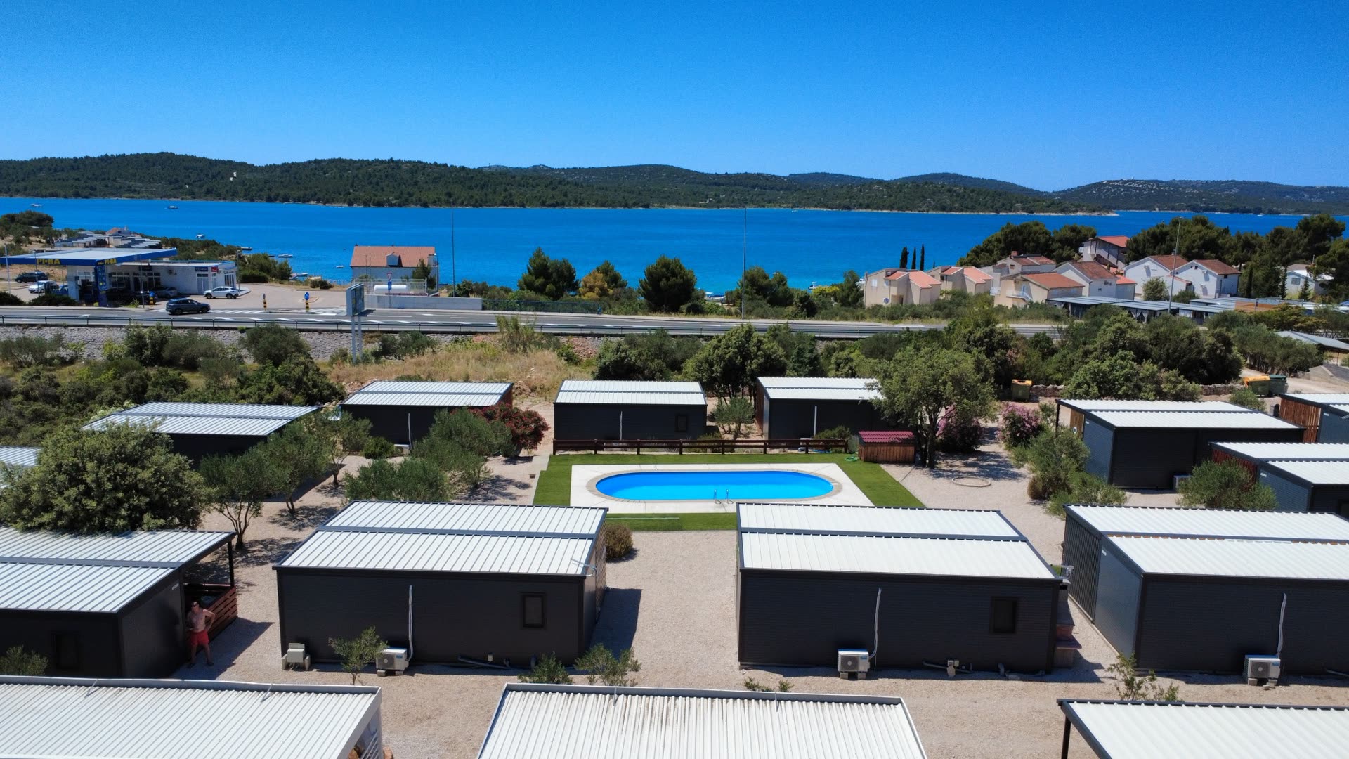 Shared amenities at Mobile Homes Albatross in Pirovac